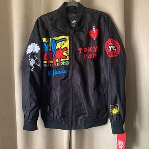 Keith Haring X Members Only XL Bomber Jacket